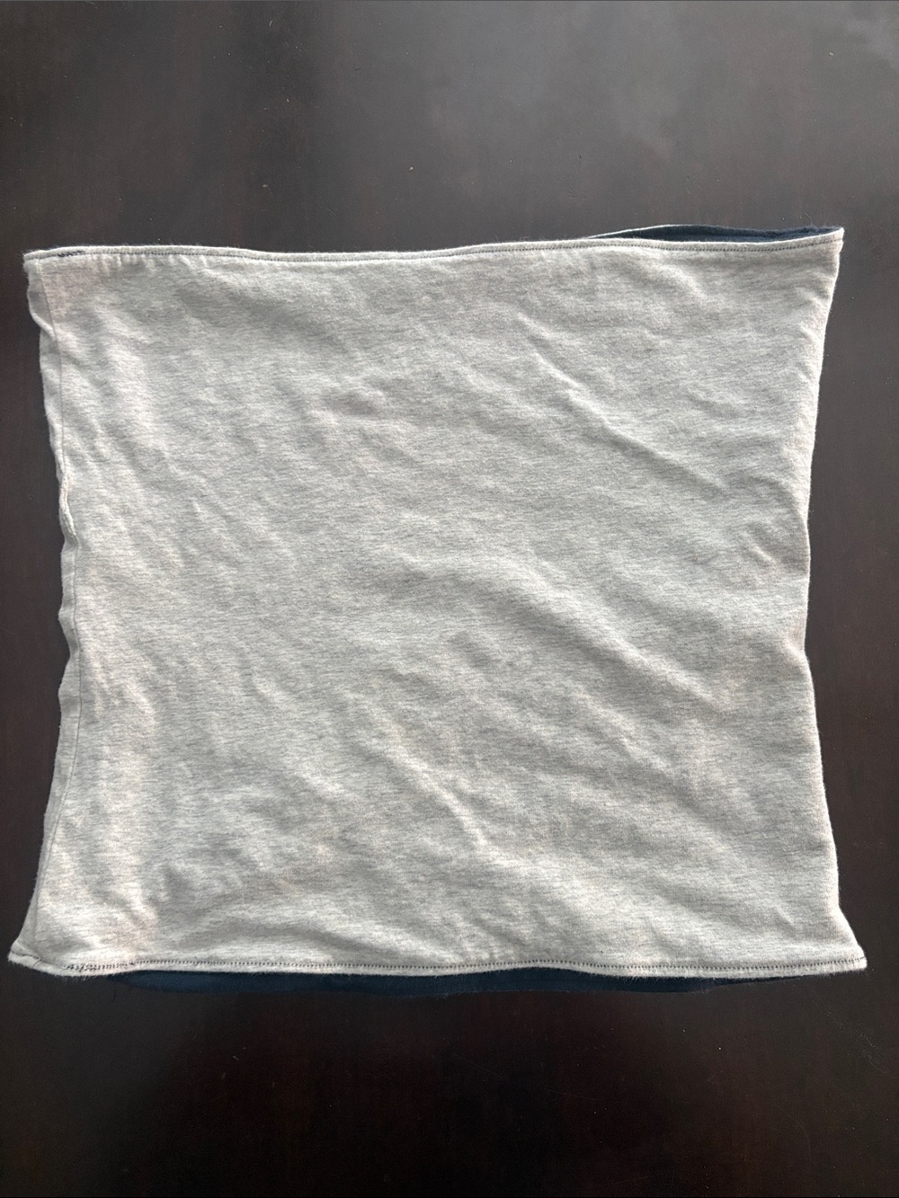 Hollister reversible Light Gray and navy Tube top